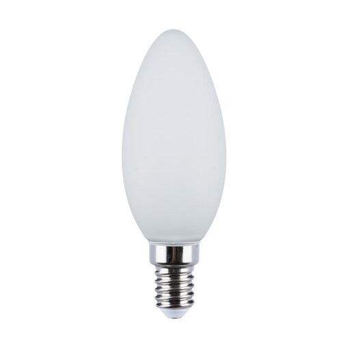Ściemnialna żarówka płomykowa 5214-B35-3DM-MILKY E14 LED 4,5W 4000K biała neutralna A45