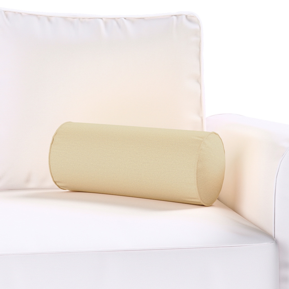 Poduszka wałek prosty, waniliowy, Ø16 x 40 cm, Loneta