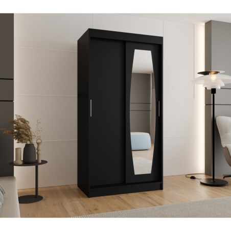 Szafa przesuwna ROSSA 100 czarny