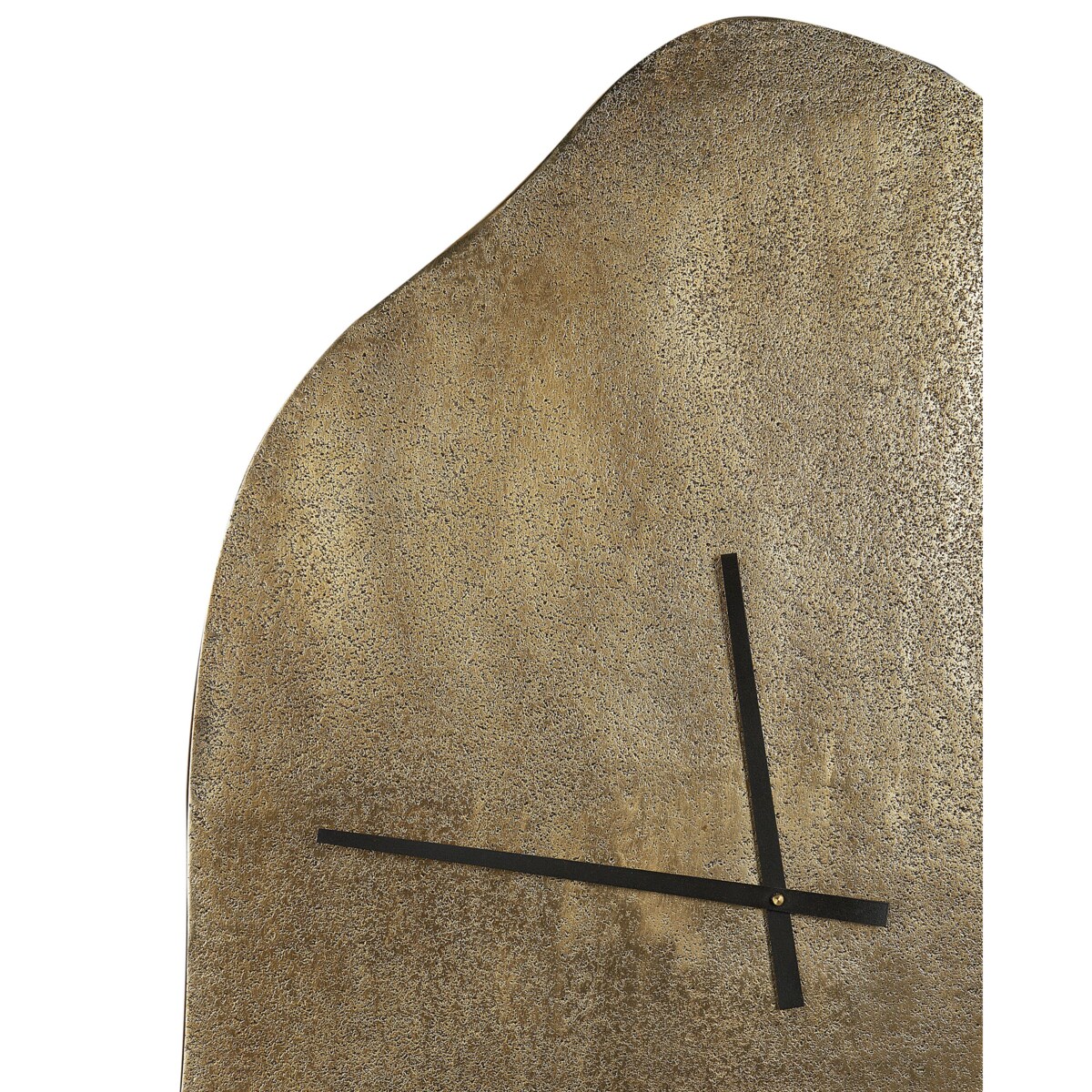 Zegar ścienny 78 x 50 cm mosiężny GANGES