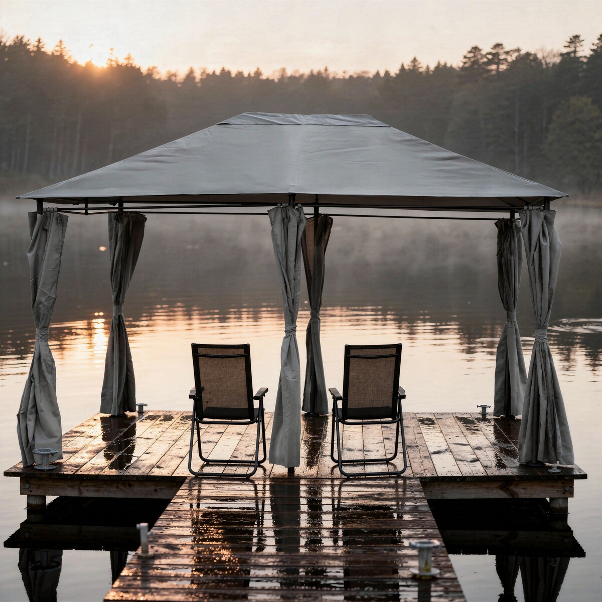 Pawilon ogrodowy 3x4m ze ścianami BOCZNYMI zasłony NAMIOT wodoodporny MOCNY