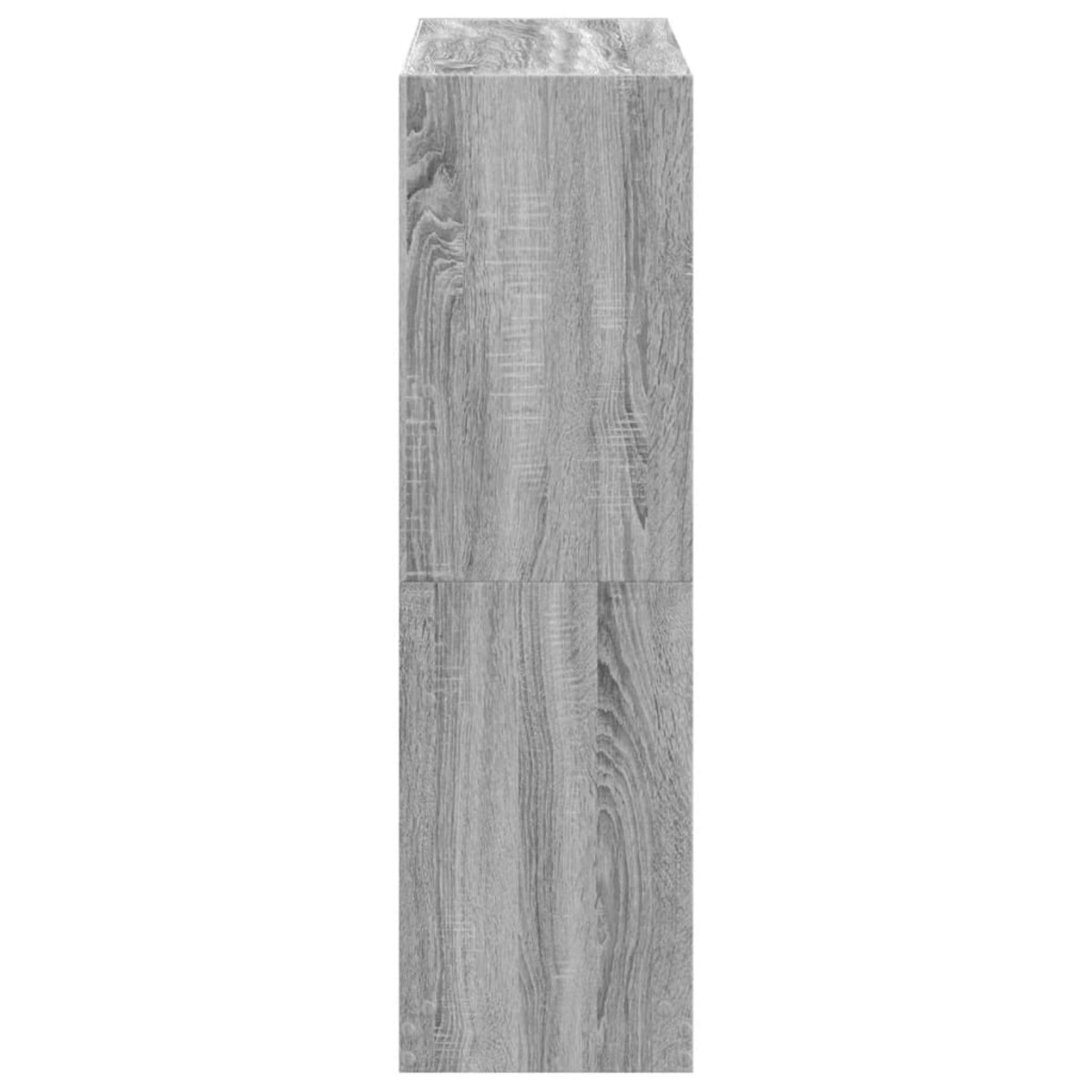 vidaXL Regał, szary dąb sonoma, 102x32x108 cm, materiał drewnopochodny