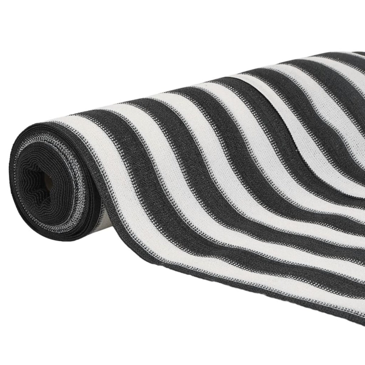 vidaXL Siatka cieniująca, antracytowo-biała, 1,5x50 m, HDPE, 150 g/m²