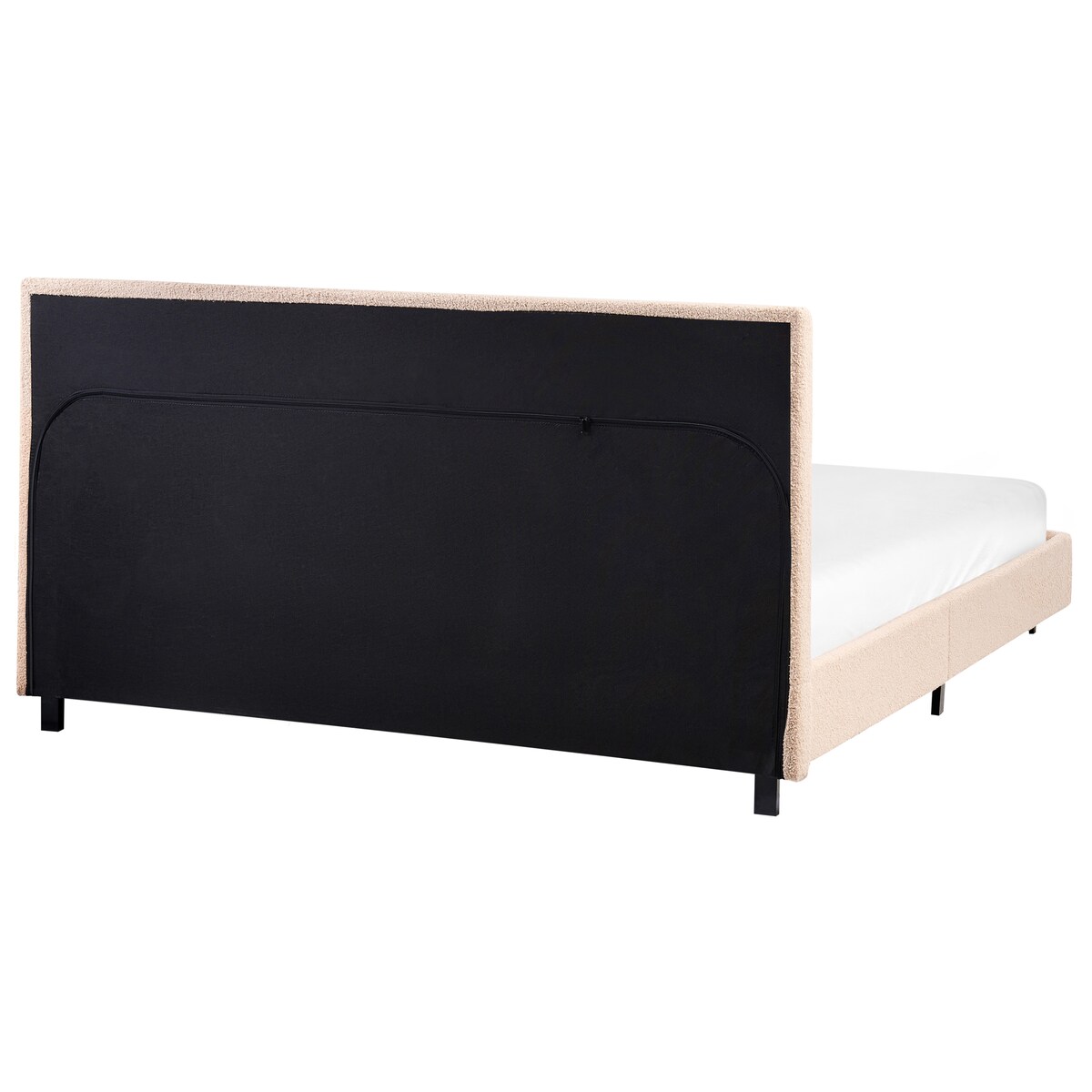 Łóżko Boucle ALBI 140 x 200 cm Beżowy