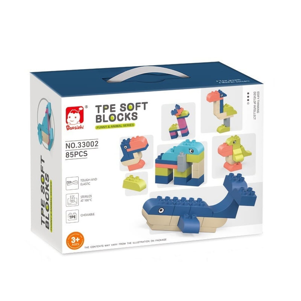 SOFT blocks - miękkie klocki konstrukcyjne 85 elementów