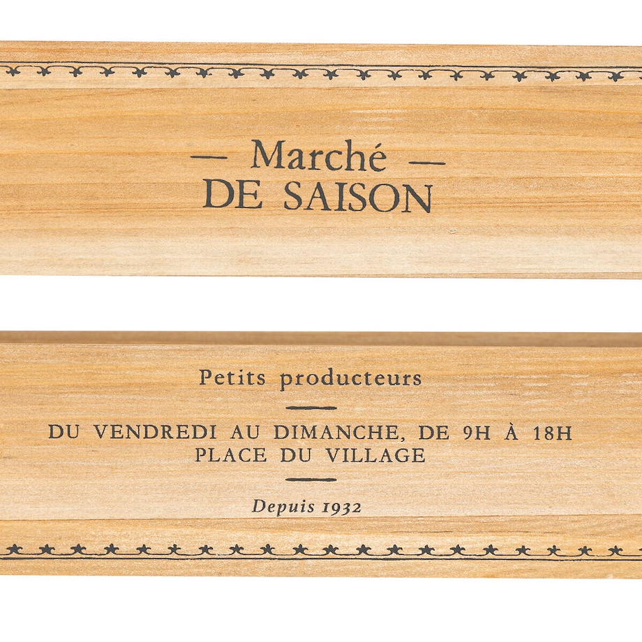 Drewniane skrzyneczki LITTLE COTTAGE, 2 sztuki