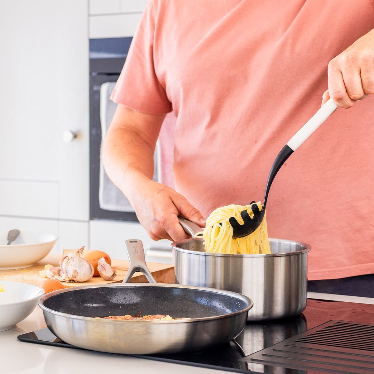 KitchenAid łyżka do makaronu Porcelain White