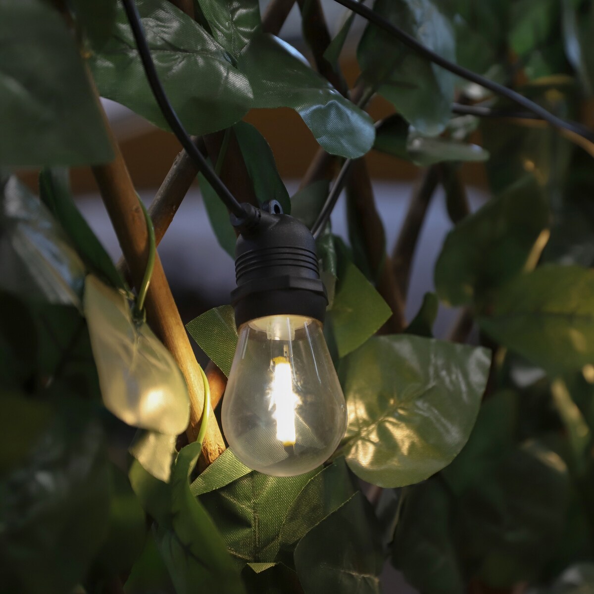 Girlanda solarna 10 LED ogrodowa 10m LAMPKI RBG kolorowa na balkon ŚWIETLNA