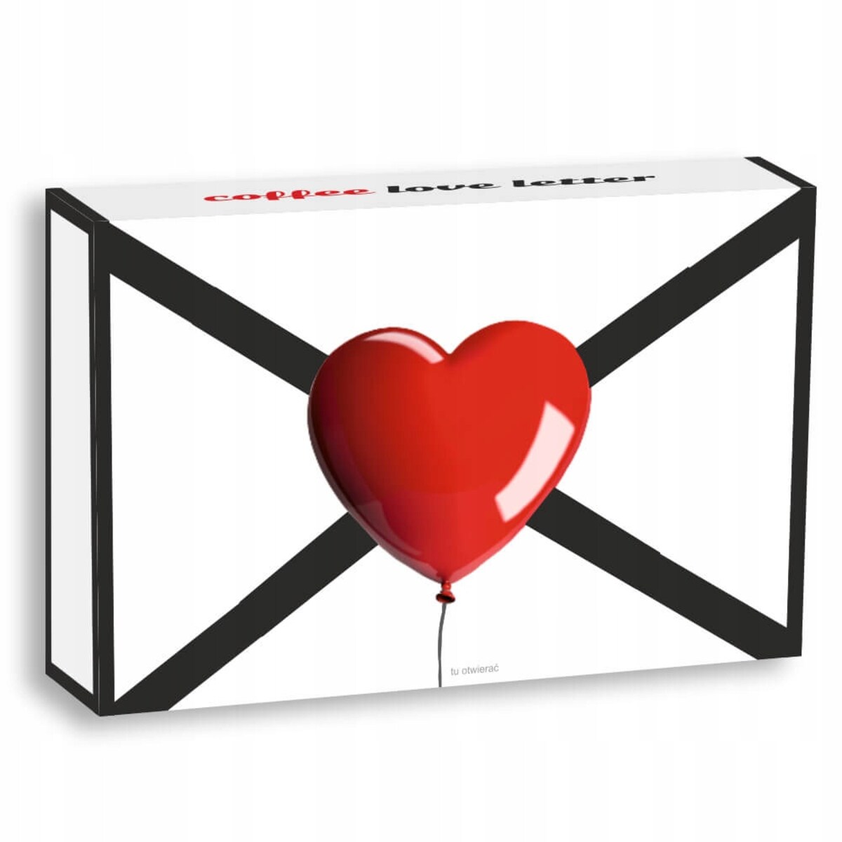 Zestaw prezentowy upominkowy "COFFEE LOVE MESSAGE" - 14 smaków kaw deserowych - prezent upominek na walentynki dla chłopaka dziewczyny niej niego żony męża kobiety faceta mężczyzny