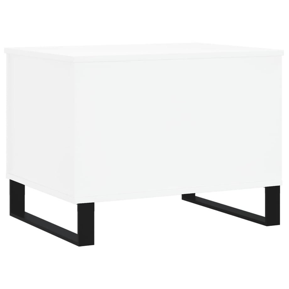vidaXL Stolik kawowy, biały 60x44,5x45 cm, materiał drewnopochodny