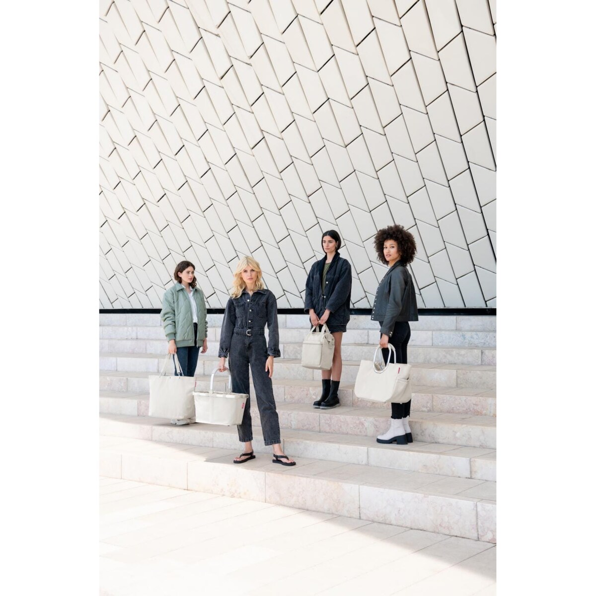 Torba SHOPPER XL, herringbone sand