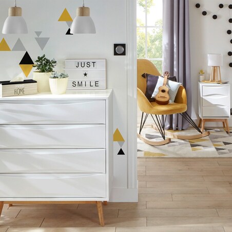 Fotel bujany EWAN na płozach