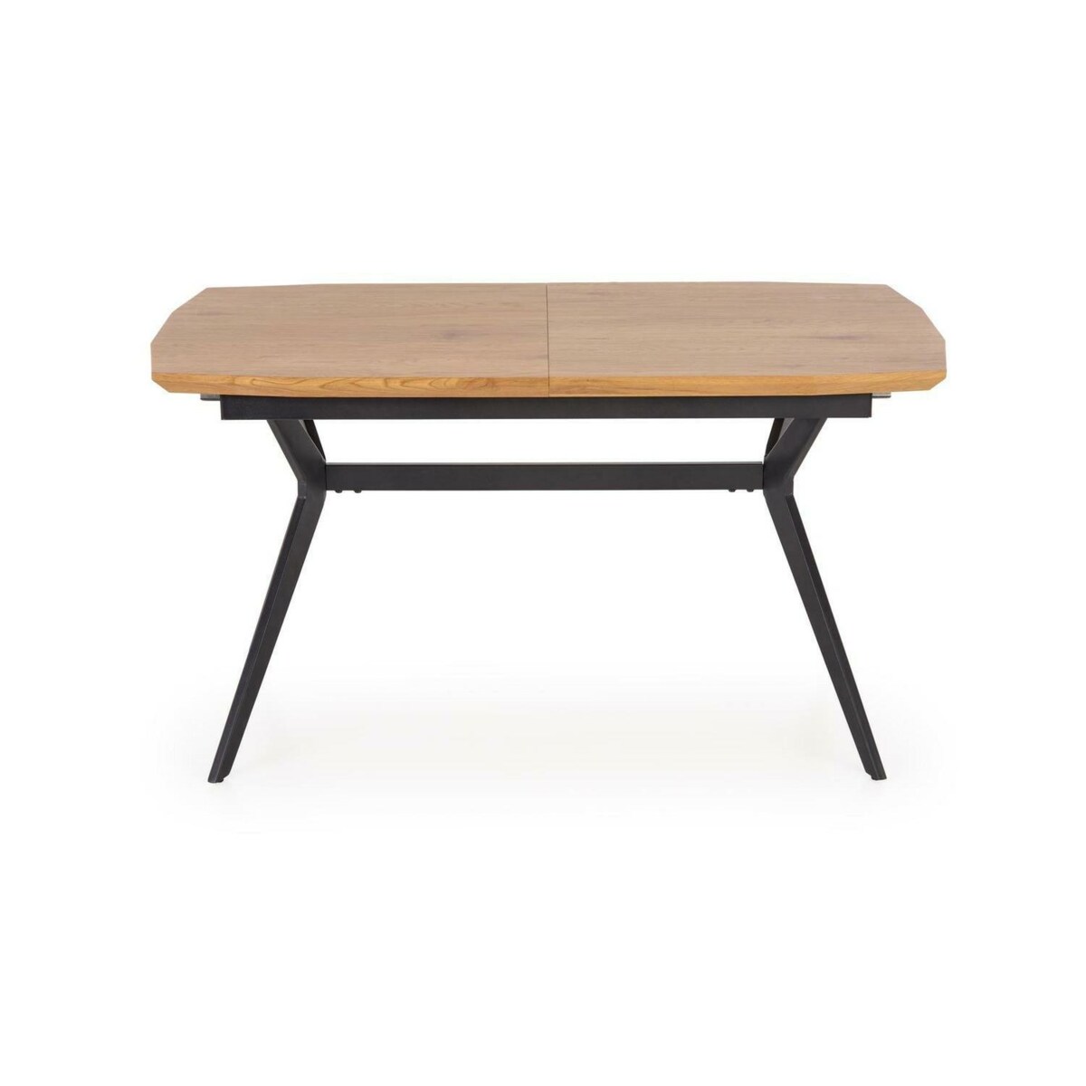 STÓŁ ROZKŁADANY Stavio dąb złoty/czarny w stylu loft