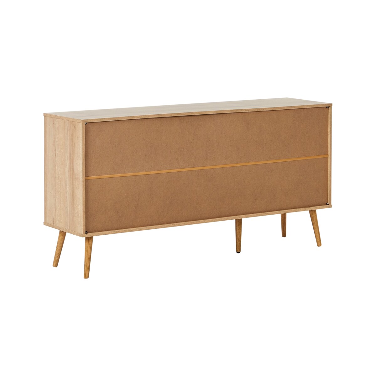 Komoda trzydrzwiowa ALBANY 150 cm 40 cm Jasnobrązowy