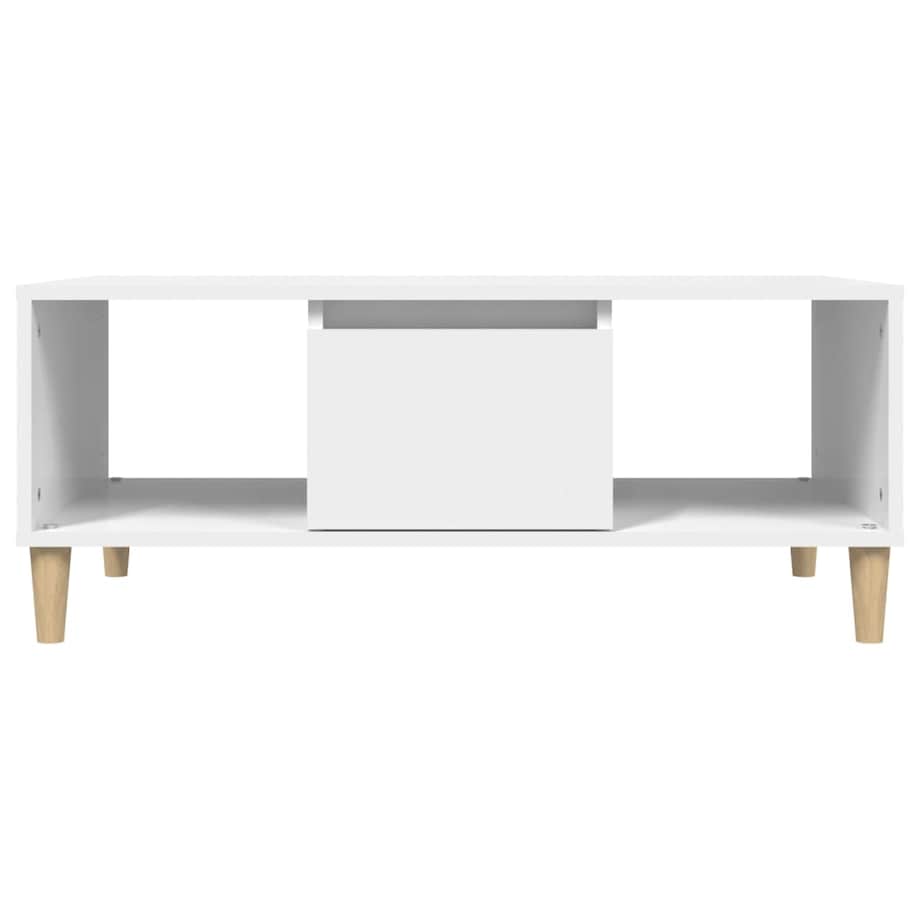 vidaXL Stolik kawowy, biały 90x50x36,5 cm, materiał drewnopochodny