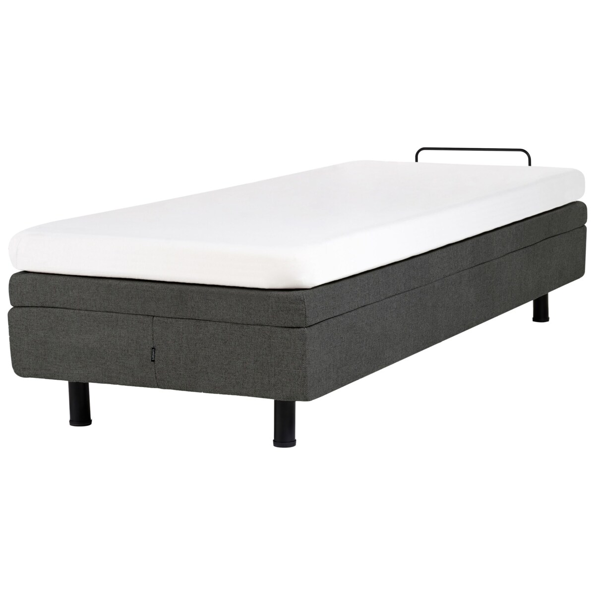 Łóżko regulowane bez zagłówka DUKE II 80 x 200 cm Ciemnoszary
