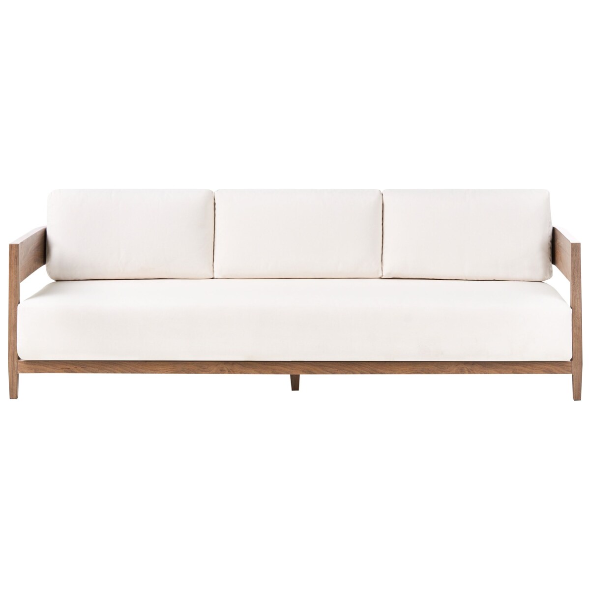 Sofa ogrodowa dla 3 osób SAMPIERI Metal Brązowy