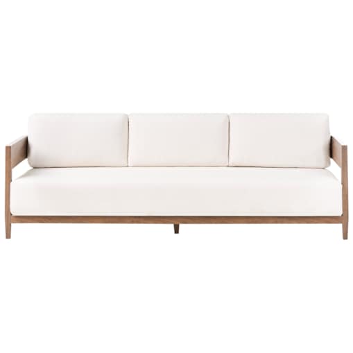 Sofa ogrodowa dla 3 osób SAMPIERI Metal Brązowy