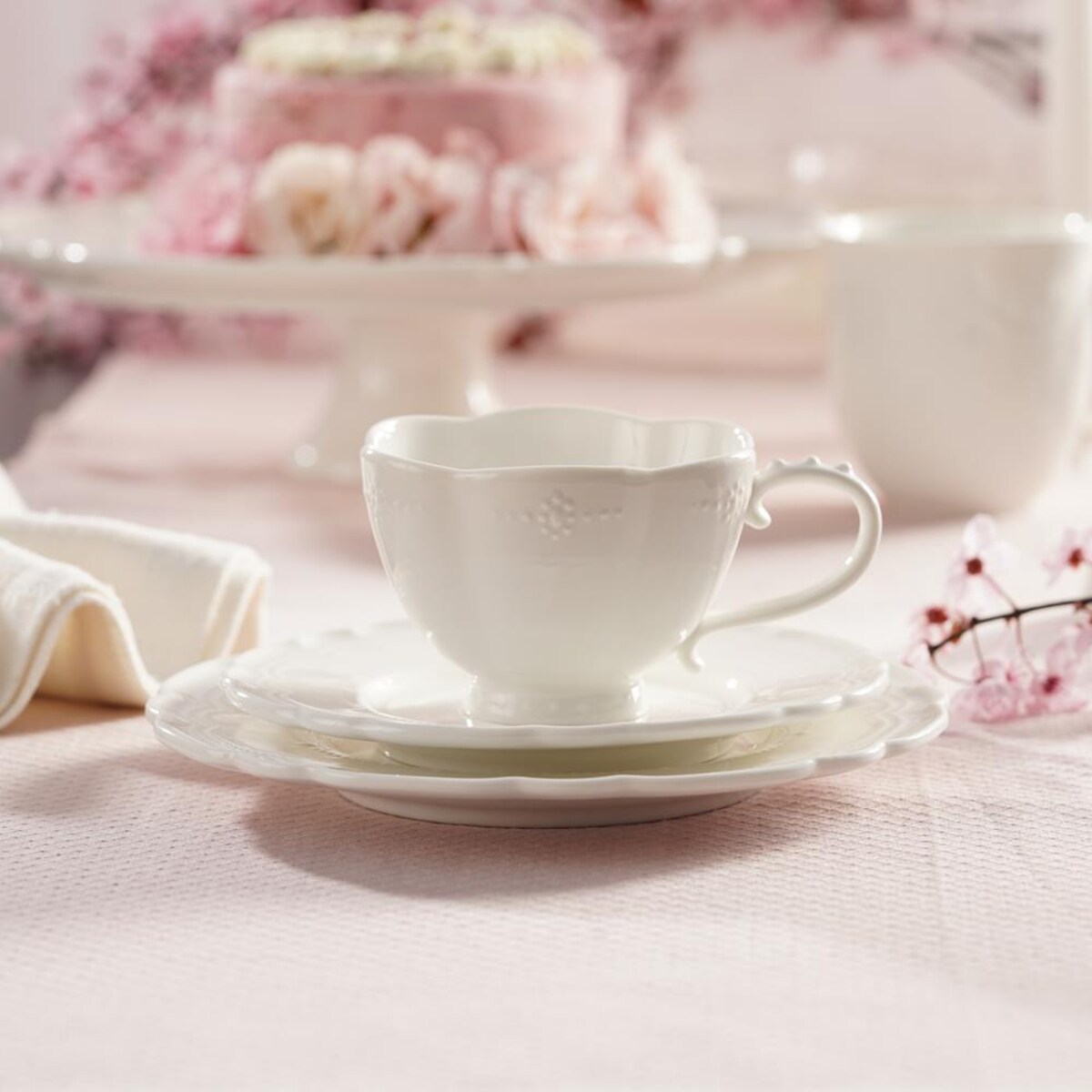 VILLA ITALIA Filiżanka do herbaty porcelanowa 200 ml TIFFANY Floral