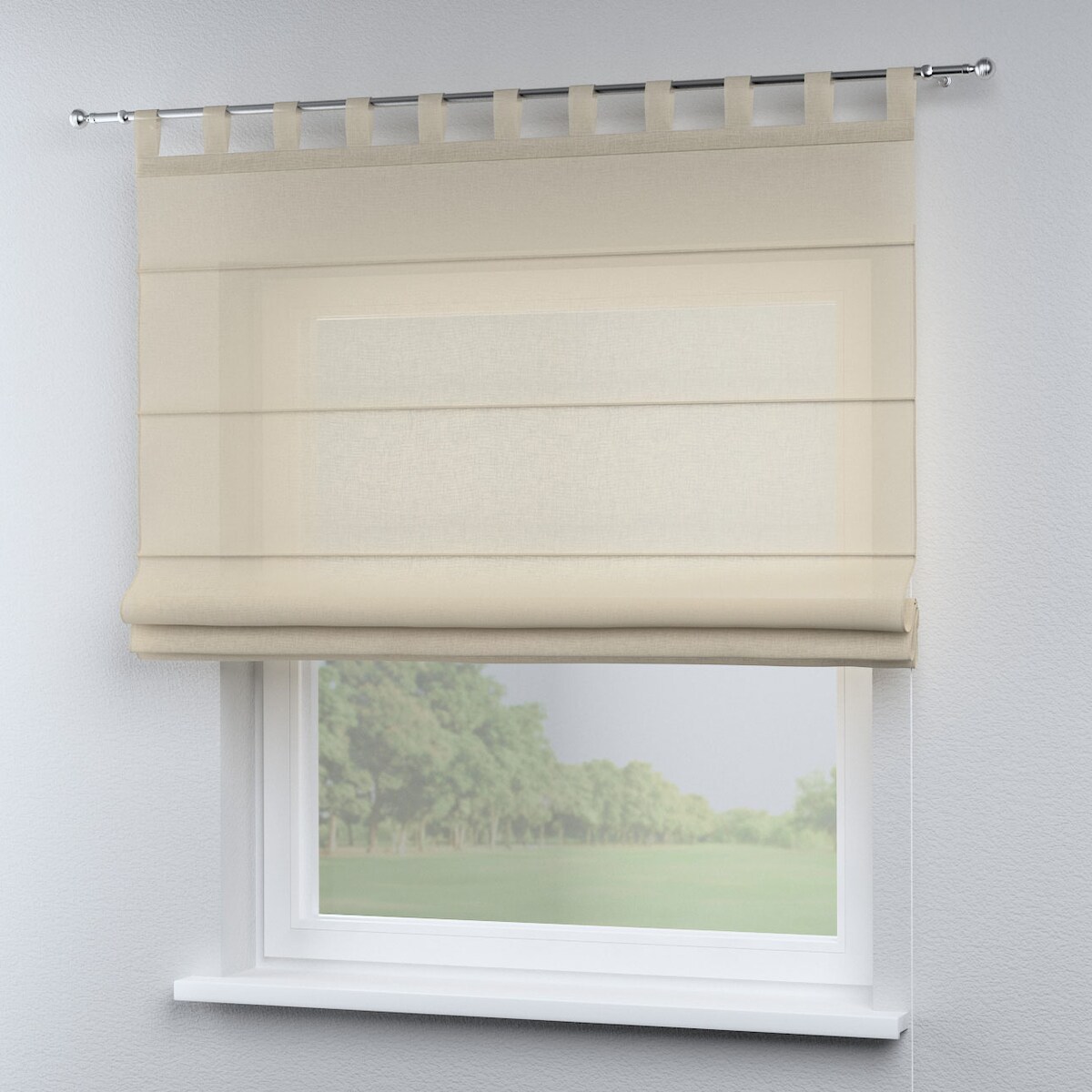 Roleta rzymska Verona 100x170 prześwitujący beżowy