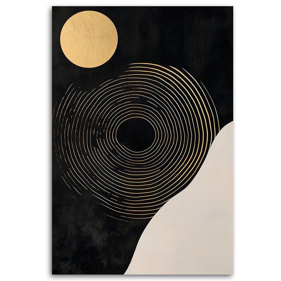 Feeby Obraz na płótnie, Koło Linie Abstrakcja 80x120 cm