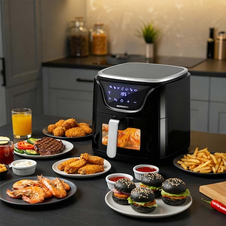 Frytkownica beztłuszczowa AIR FRYER 5l 1500w Berdsen