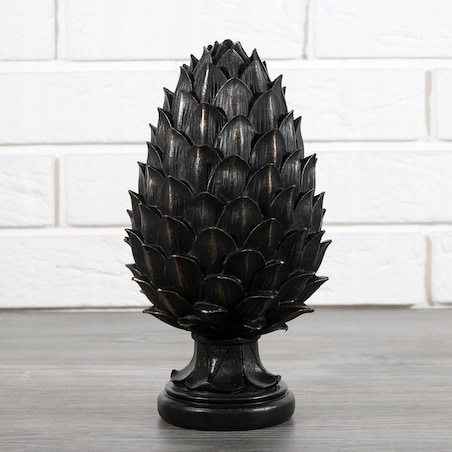 FIGURKA KARCZOCH DEKORACYJNA OGRODOWA SZYSZKA BOHO RETRO DEKORACJA 26cm