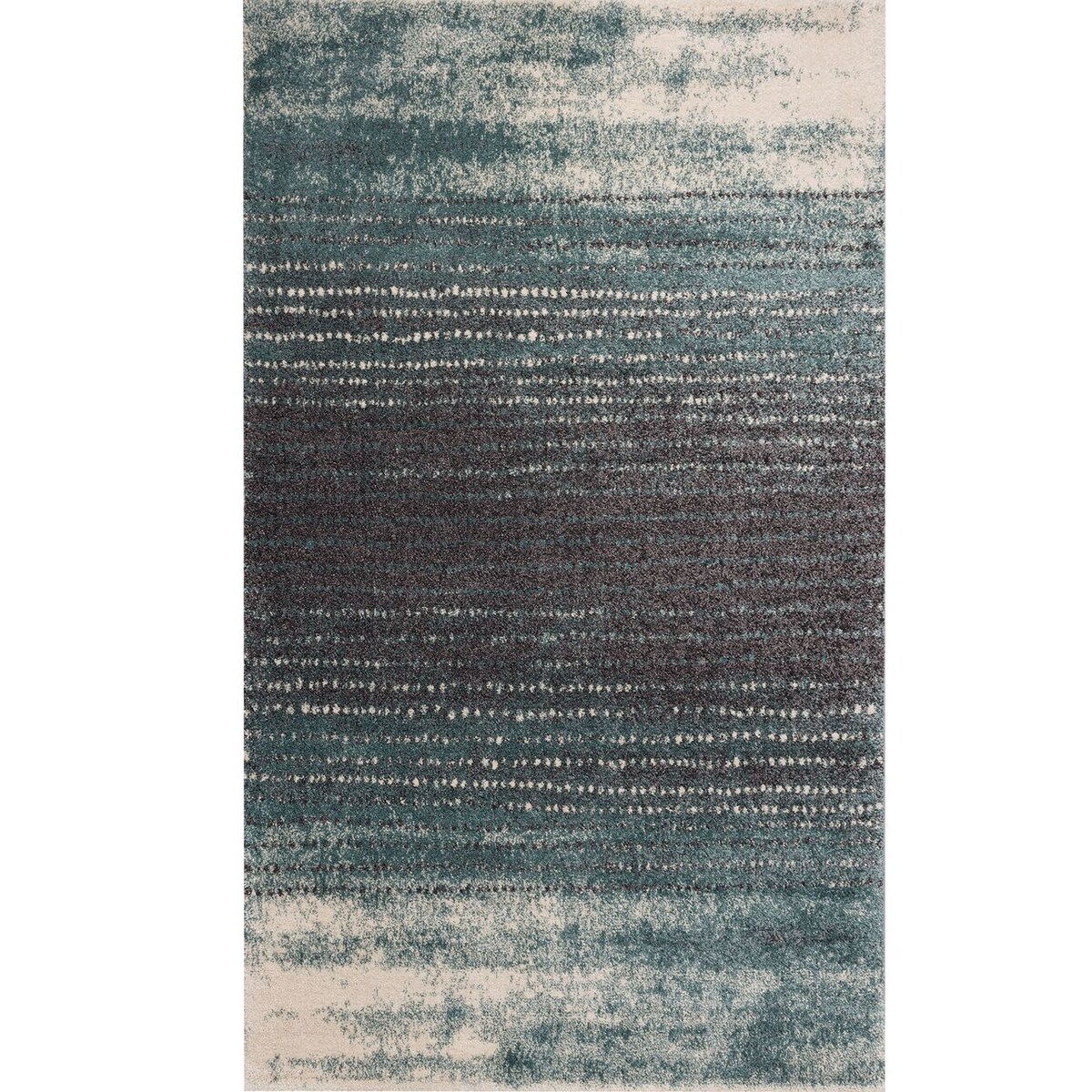 Dywan Modern Teal blue/dark grey 160x230cm, 160 x 230 cm
