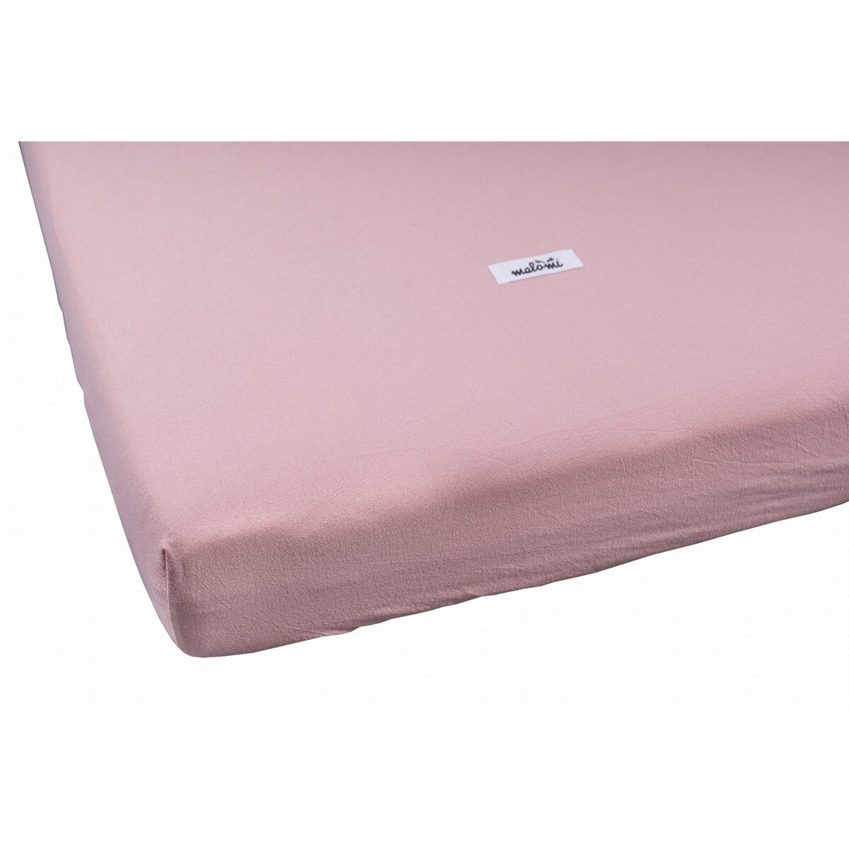 Prześcieradło washed cotton dusty pink - M