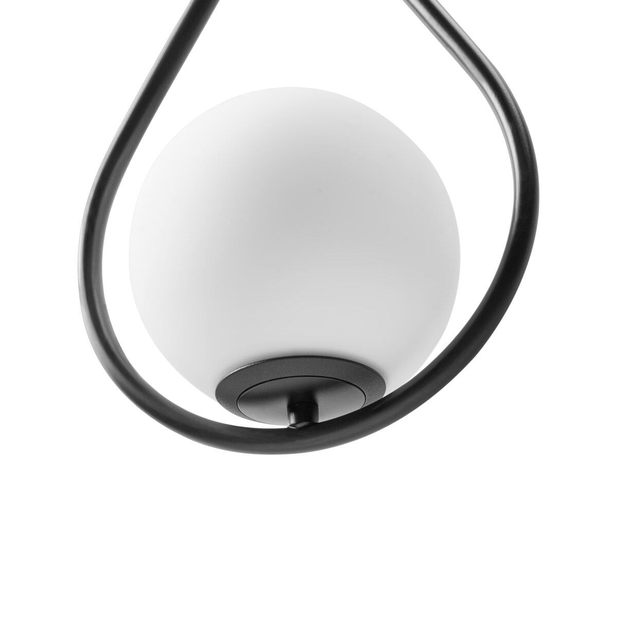 Lampa ścienna AUROUE Czarny Metal