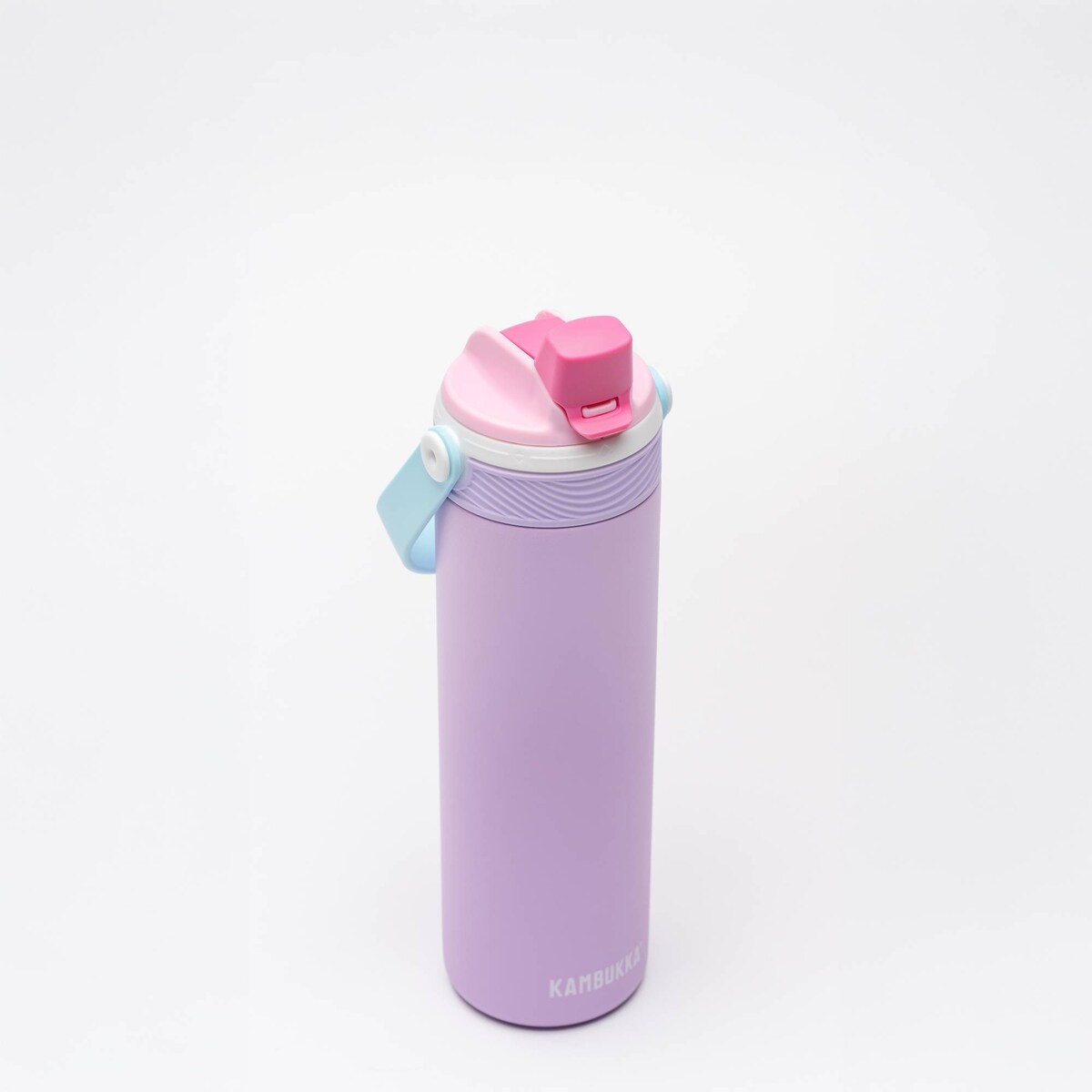 Butelka termiczna na wodę ze słomką termos Dupla Insulated 600ml - Lilac Puff