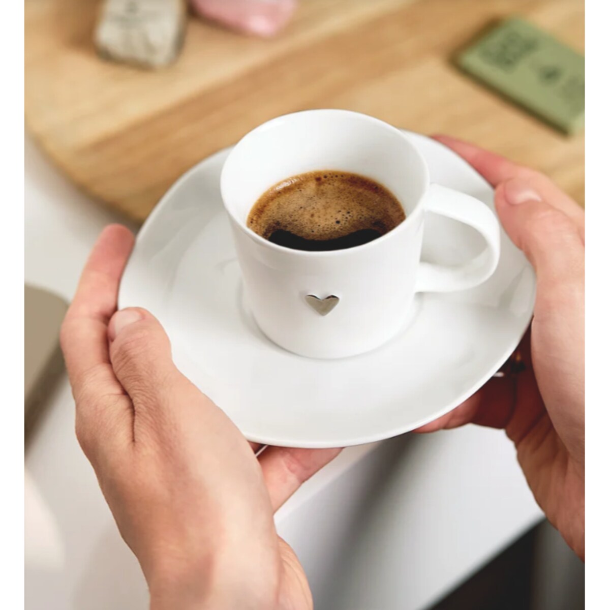 Filiżanka do espresso SREBRNE SERCE