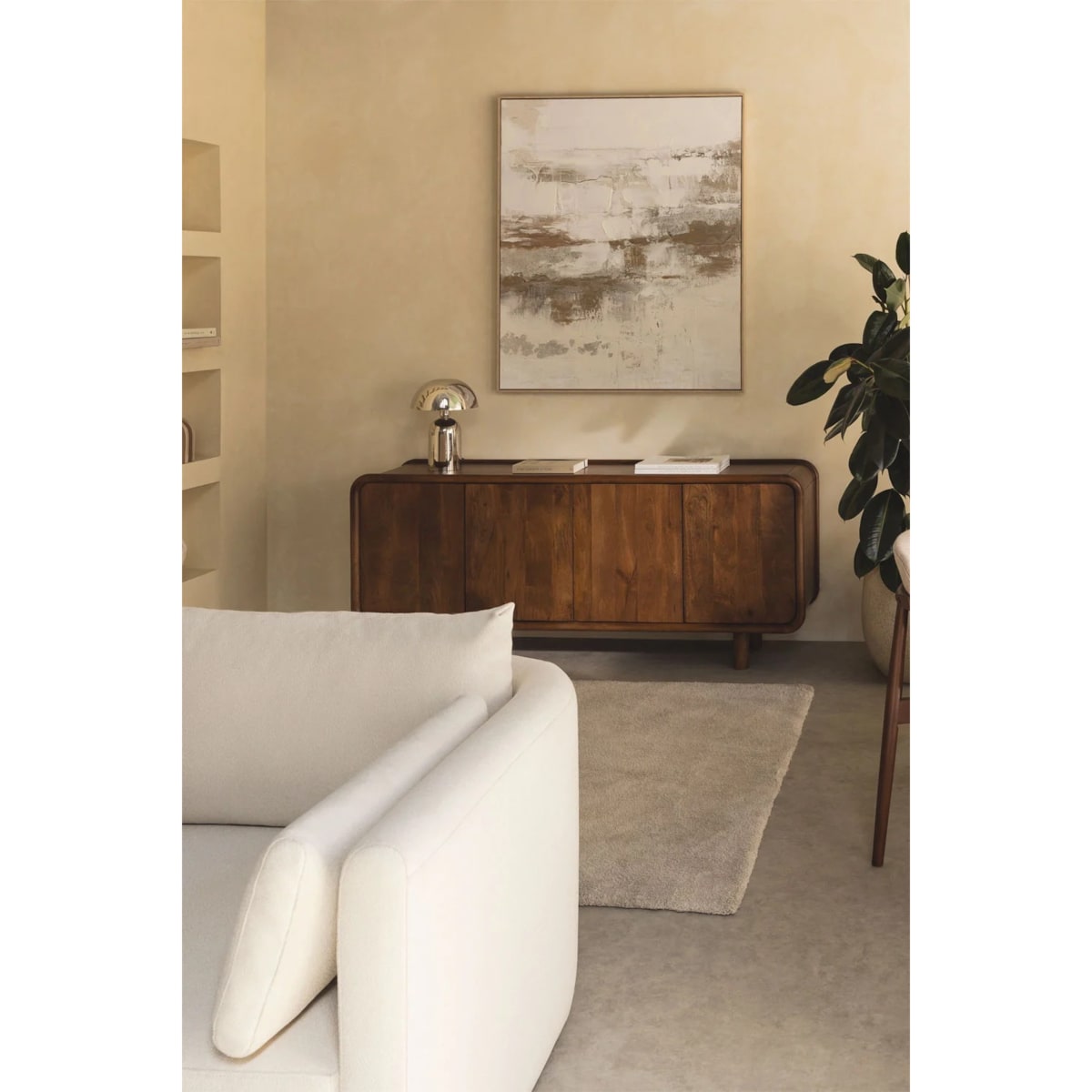 Komoda z drewna mango Gina 175x43 cm