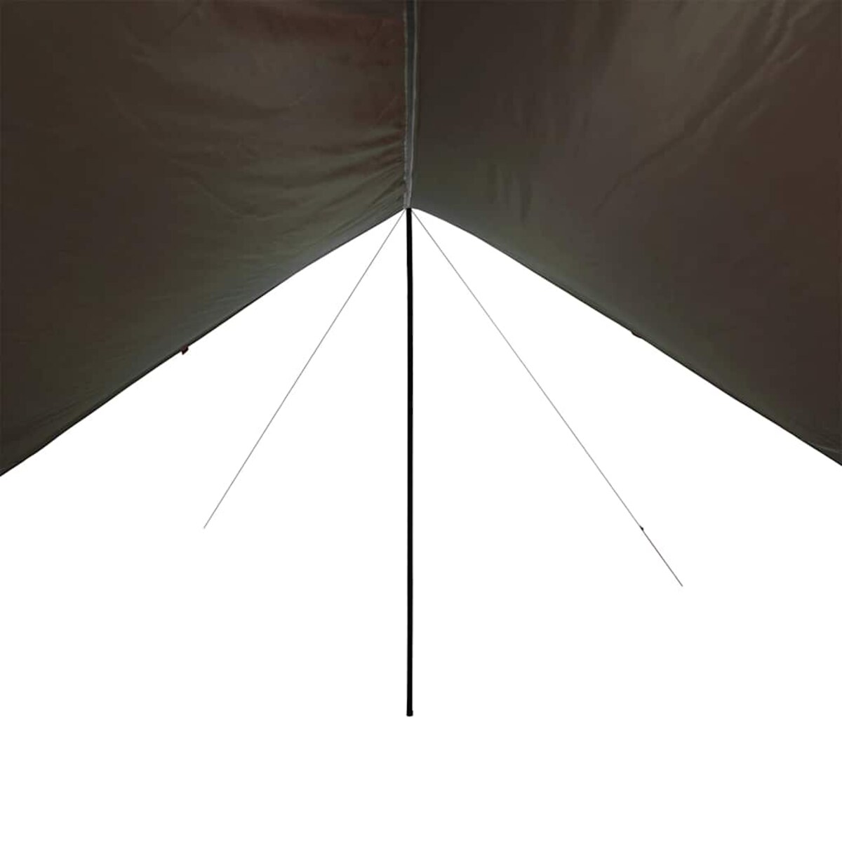 vidaXL Płachta biwakowa, brązowa, 438x376x212 cm, wodoszczelna