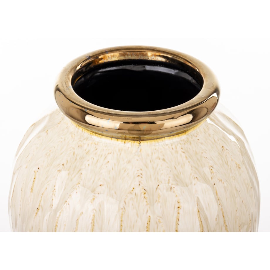 Wazon ceramiczny 32x19x19 cm MEEKE biały