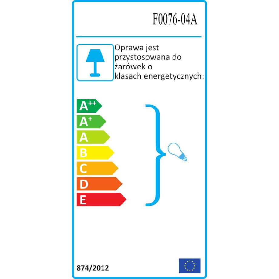Dekoracyjna LAMPA podłogowa MOONLIGHT F0076-04A Maxlight kryształki OPRAWA stojąca glamour lustrzana chrom