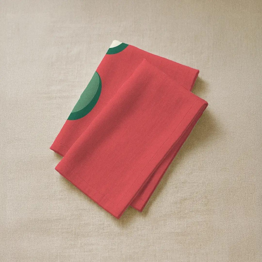 Serwetki świąteczne - HO HO HO - czerwone tło (2szt.)