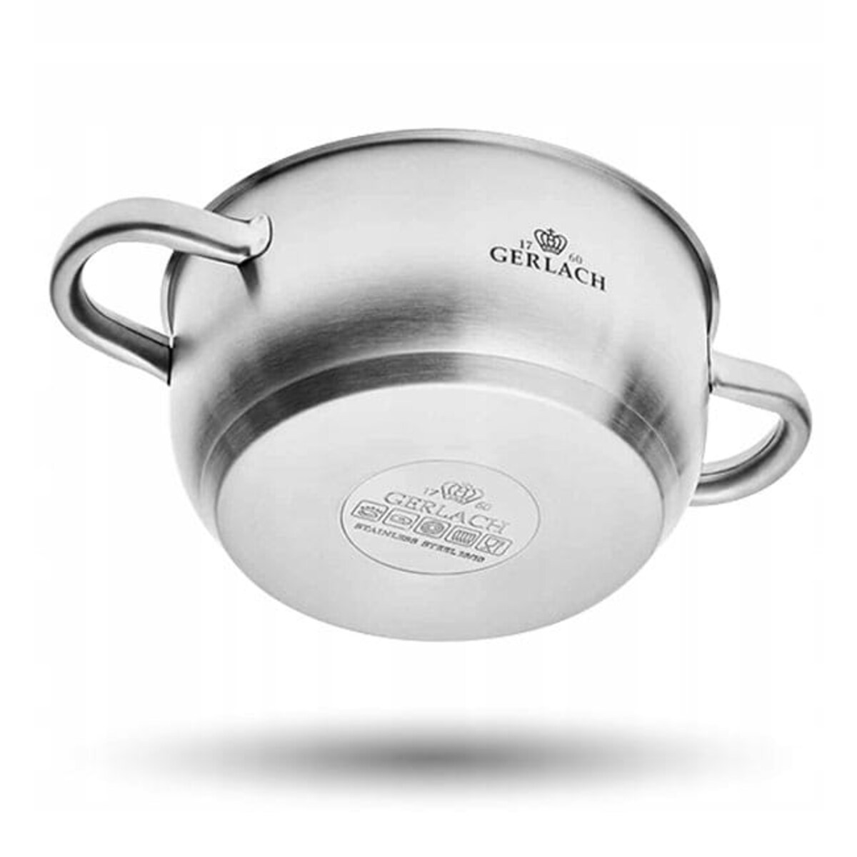 Zestaw Garnków Gerlach First Garnki Zestaw 7 Elementów Stalowe indukcja