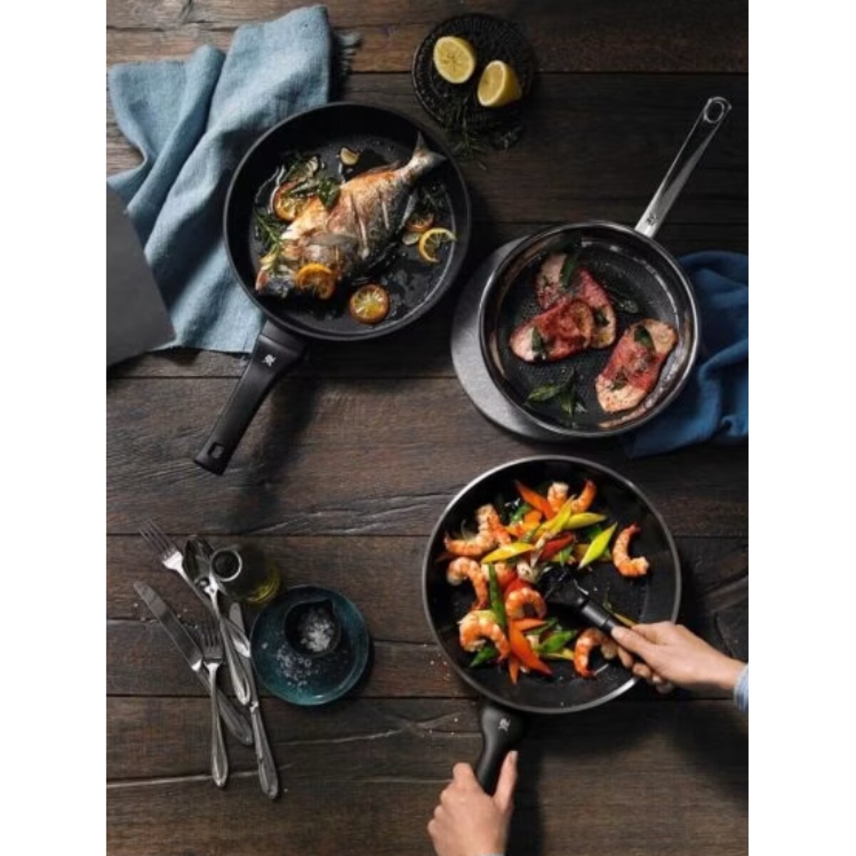 Patelnia głęboka PermaDur Premium, 28 cm, WMF