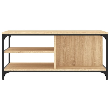 vidaXL Stolik kawowy, dąb sonoma 100x50x45 cm, materiał drewnopochodny
