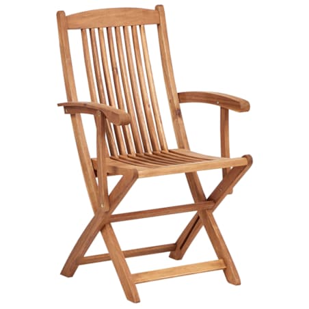 Zestaw 2 krzeseł ogrodowych z poduszkami MAUI PREMIUM Drewno akacjowe Szary