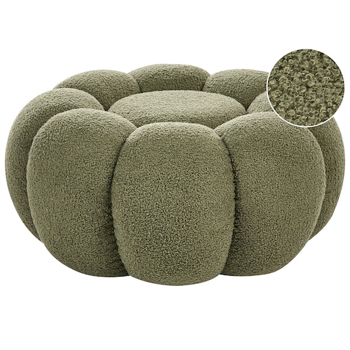 Puf BEAUFORT Boucle Zielony