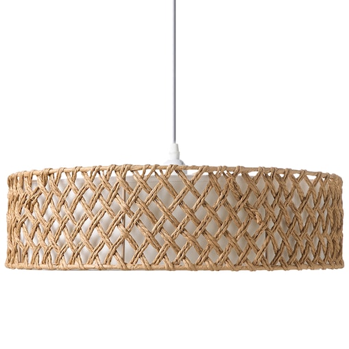 Lampa wisząca BLONDIN Papierowa plecionka Naturalny