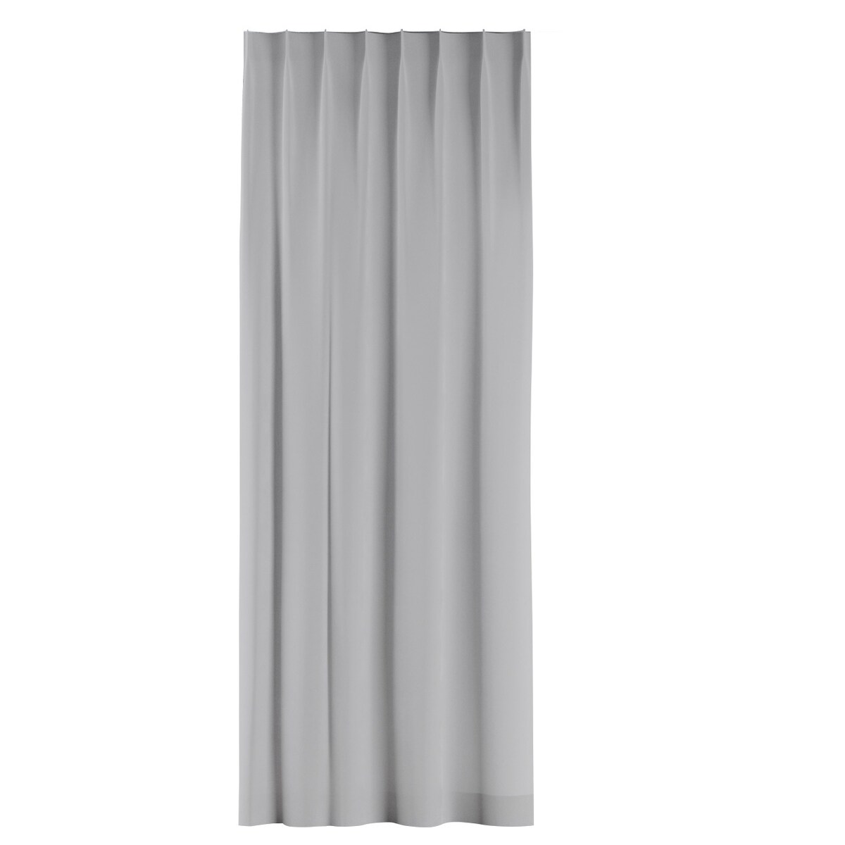 Zasłona na haczykach flex pojedynczych 130x260 srebrny