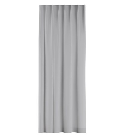 Zasłona na haczykach flex pojedynczych 130x260 srebrny