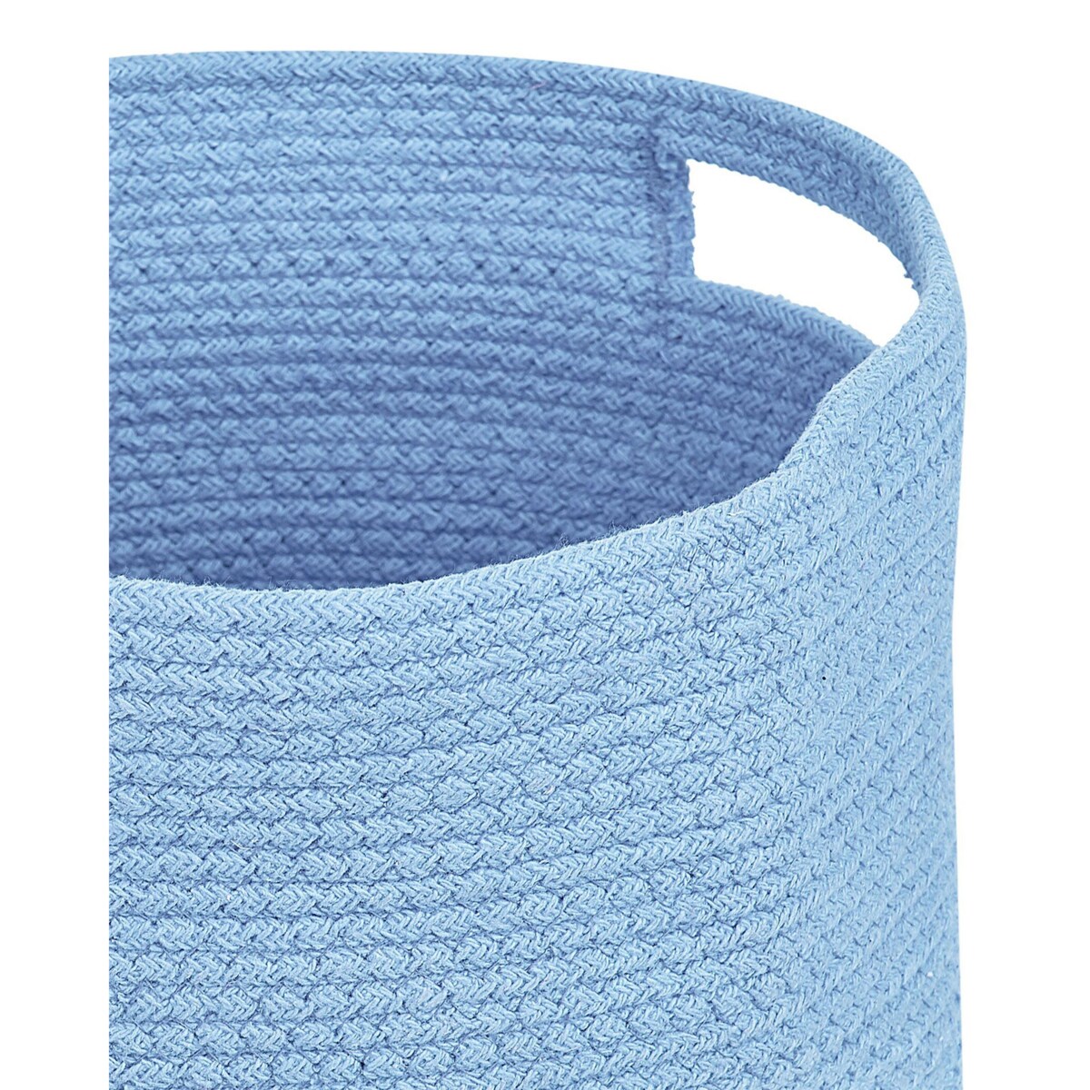 Zestaw 2 koszy bawełnianych niebieski CHINIOT