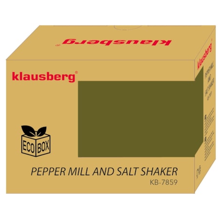 Zestaw do soli i pieprzu z młynkiem i solniczką KLAUSBERG