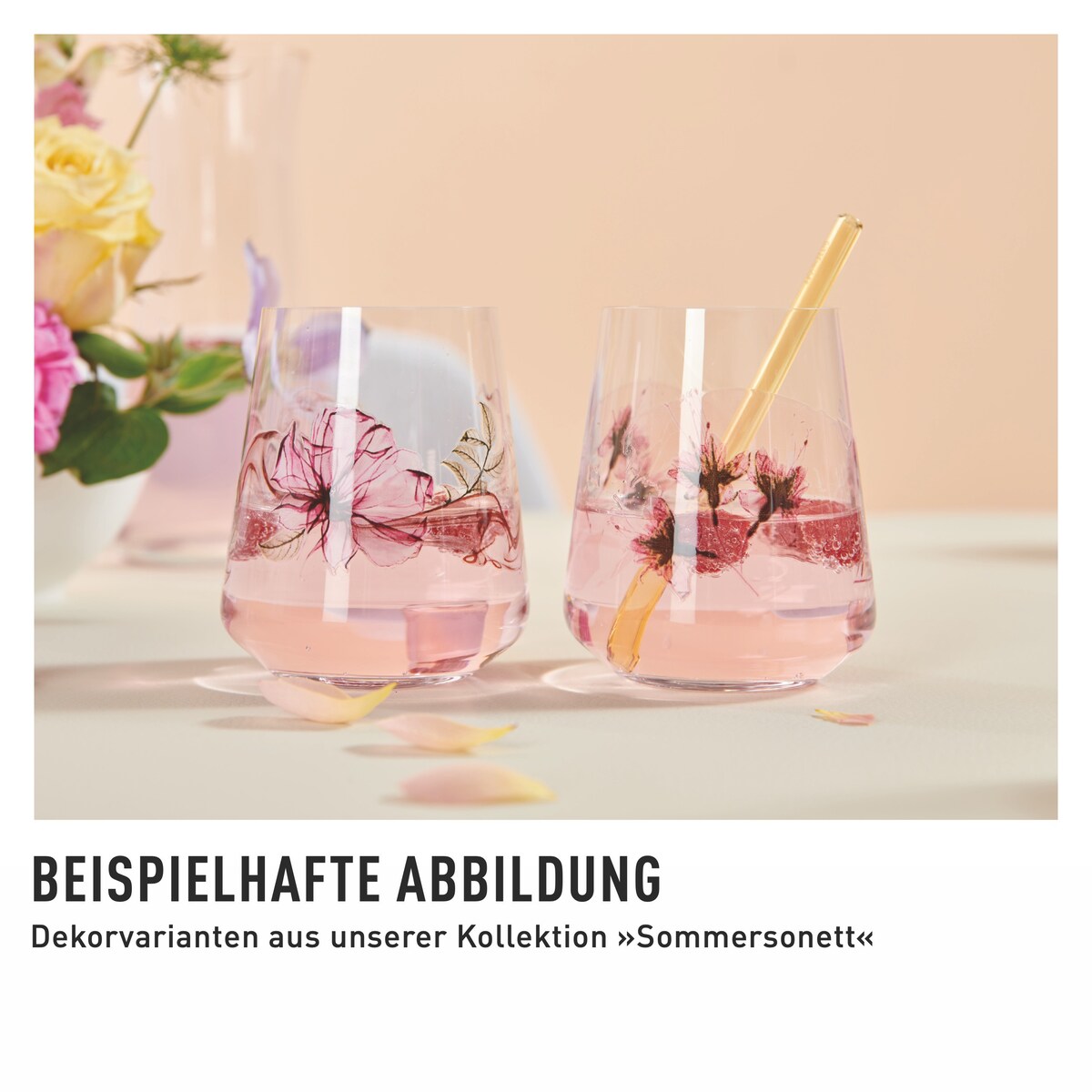 Ritzenhoff Zestaw 2 szt. szklanek uniwersalnych kryształ Sommersonett Ana Vasconcelos nr 3 nr 4