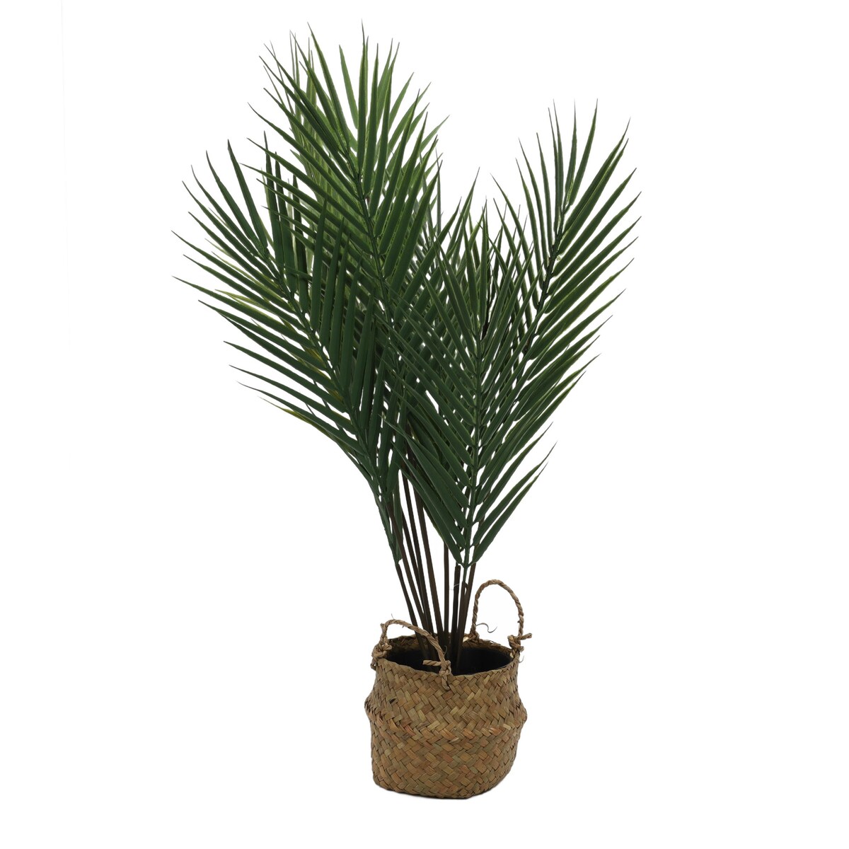 Sztuczna roślina palma w koszyku, 64 cm