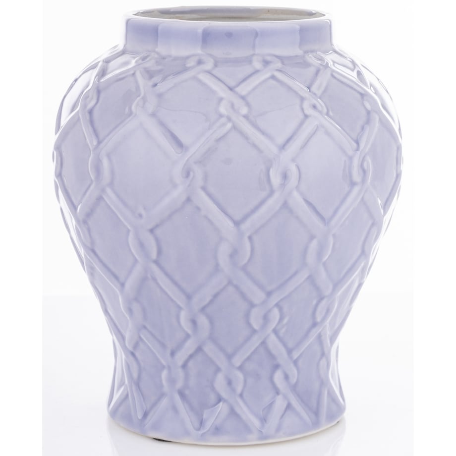 Amfora pojemnik z pokrywą 26x1x14 cm ANFOR niebieski